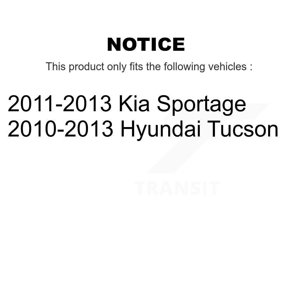 Front Left Complete Shock Assembly And TOR Link Kit For Hyundai Tucson Kia Sportage KSS-104741