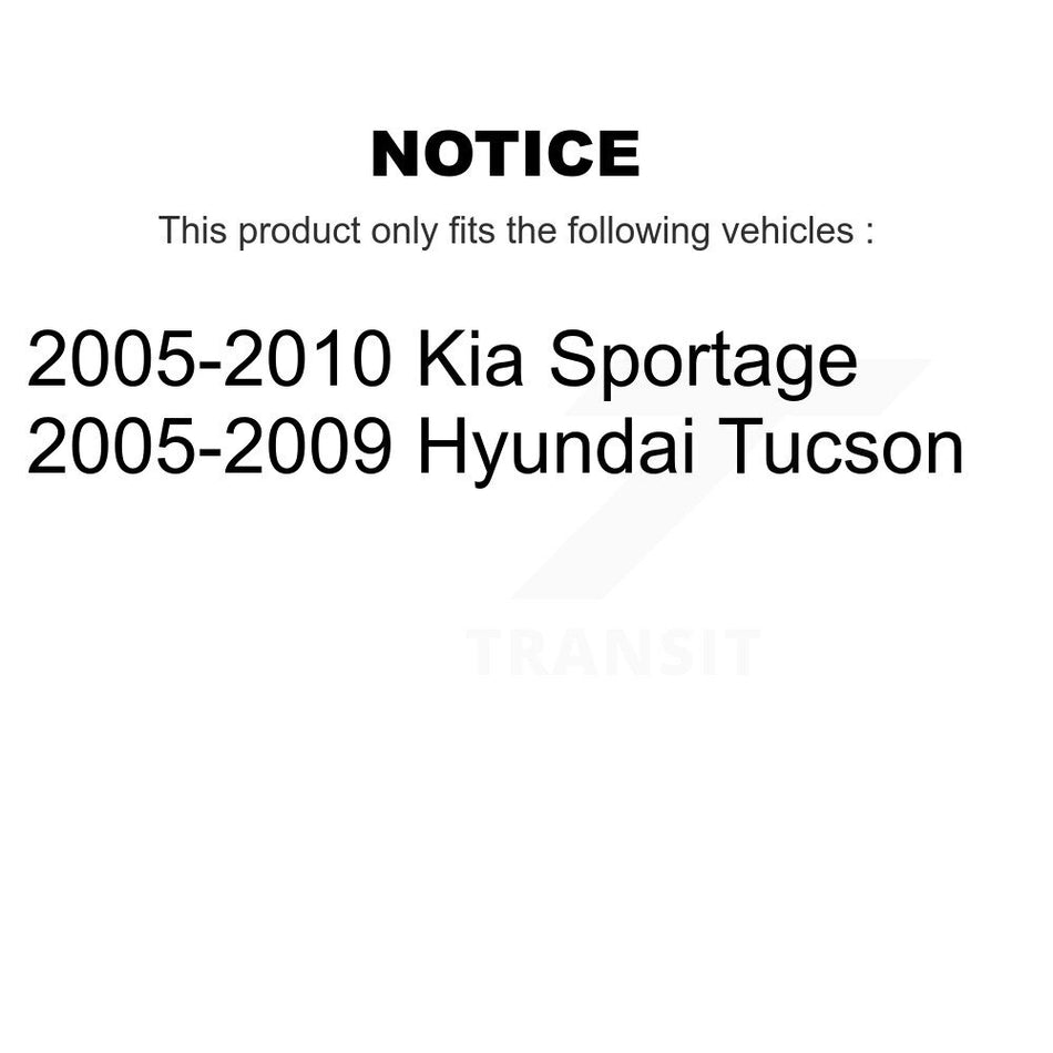 Front Left Complete Shock Assembly And TOR Link Kit For Hyundai Tucson Kia Sportage KSS-104772