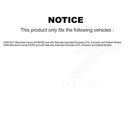 Front Right Complete Shock Assembly And TQ Link Kit For Mitsubishi Lancer KSS-104839