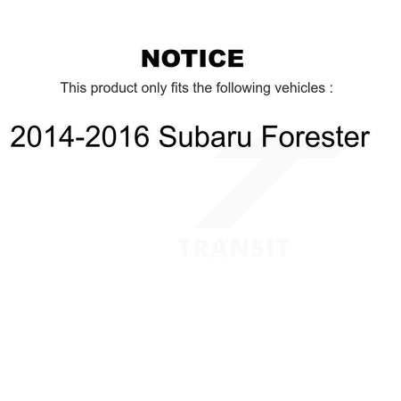 Front Right Complete Shock Assembly And TOR Link Kit For 2014-2016 Subaru Forester KSS-105033