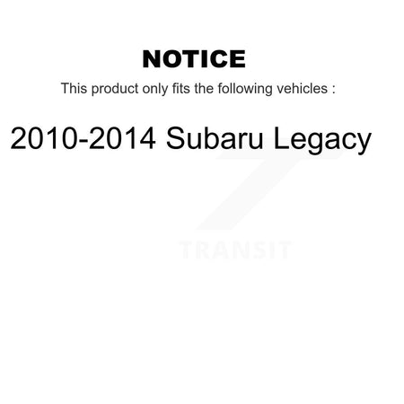 Front Right Complete Shock Assembly And TOR Link Kit For 2010-2014 Subaru Legacy KSS-105044