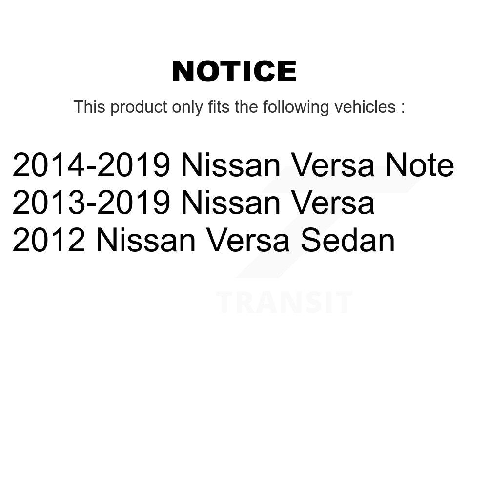 Front Right Complete Shock Assembly And TOR Link Kit For Nissan Versa Note KSS-105066