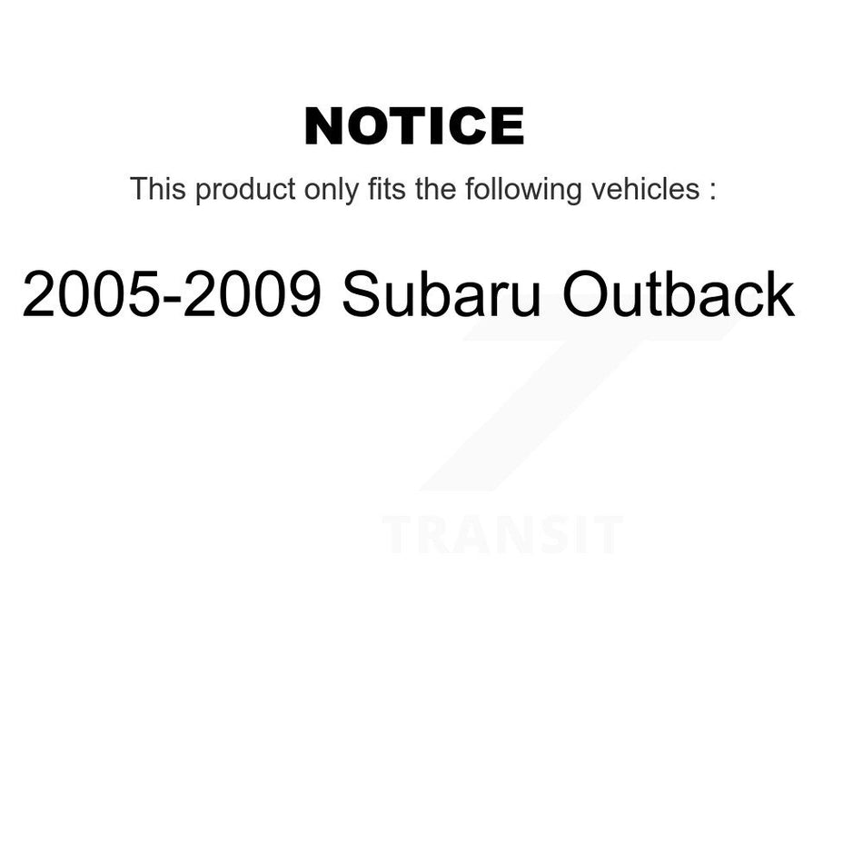 Rear Complete Shock Assembly And TOR Link Kit For 2005-2009 Subaru Outback KSS-105235
