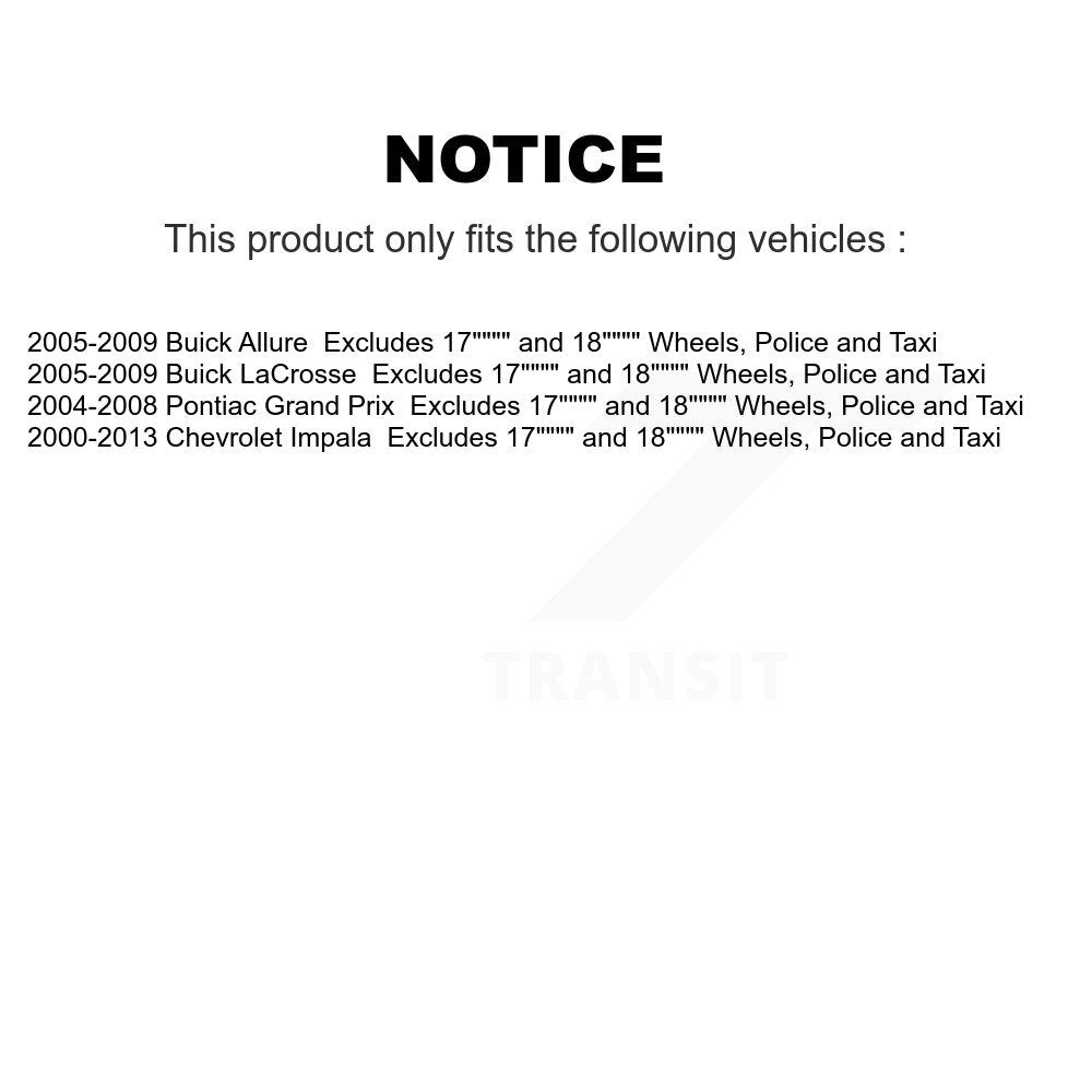 Rear Left Shock Assembly & TOR Link Kit For Chevrolet Impala Buick LaCrosse Pontiac Grand KSS-105464