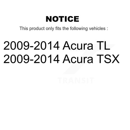 Rear Left Complete Shock Assembly And TOR Link Kit For 2009-2014 Acura TL TSX KSS-105471