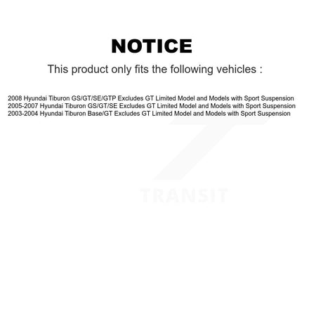 Front Right Complete Shock Assembly And TOR Link Kit For Hyundai Tiburon KSS-105555