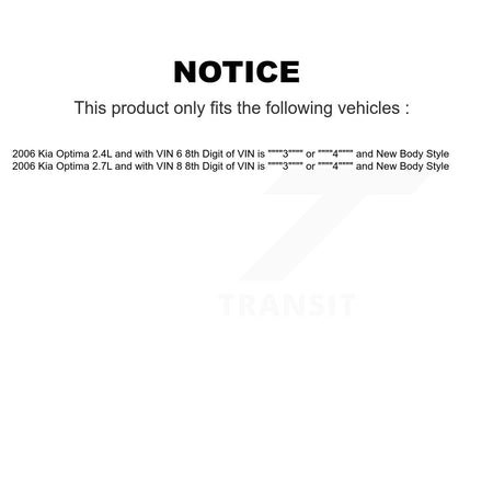 Front Left Strut And TOR Link Kit For Kia Optima KSS-105801