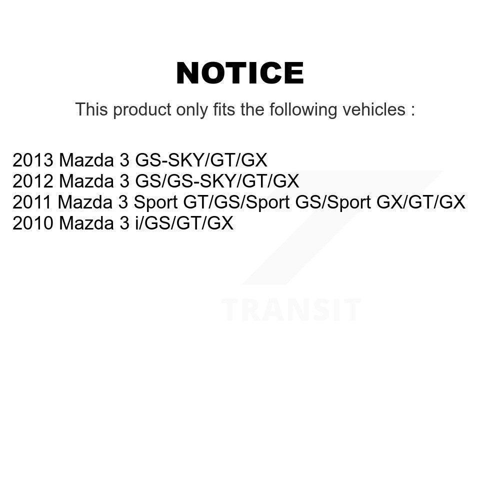 Front Left Strut And TOR Link Kit For Mazda 3 KSS-105841
