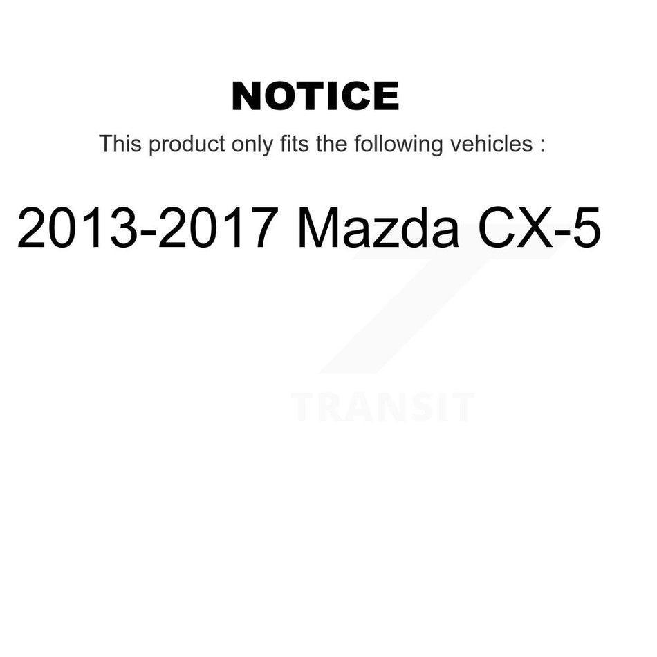 Front Strut And TQ Link Kit For 2013-2017 Mazda CX-5 KSS-105932