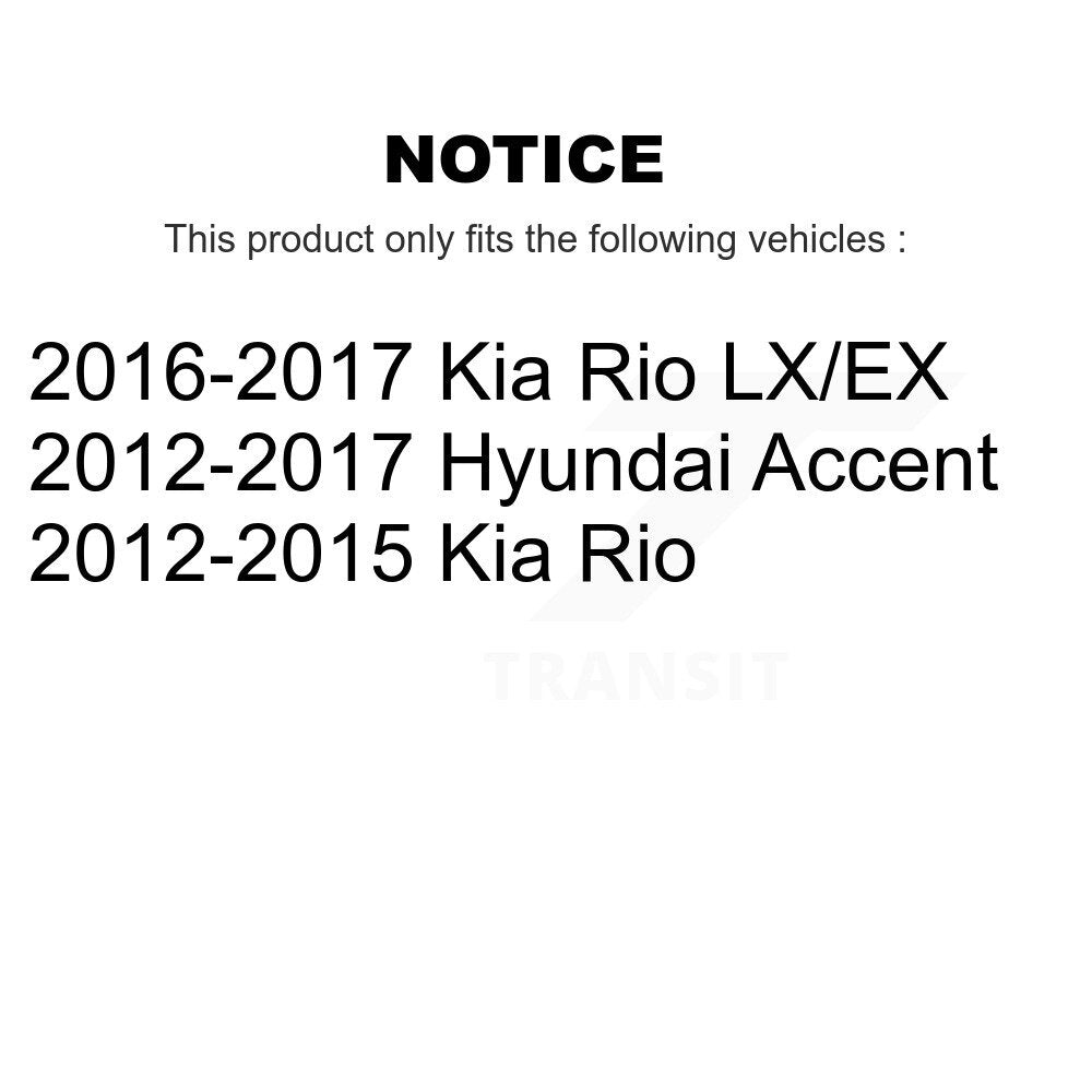 Front Strut And TOR Link Kit For Hyundai Accent Kia Rio KSS-106015