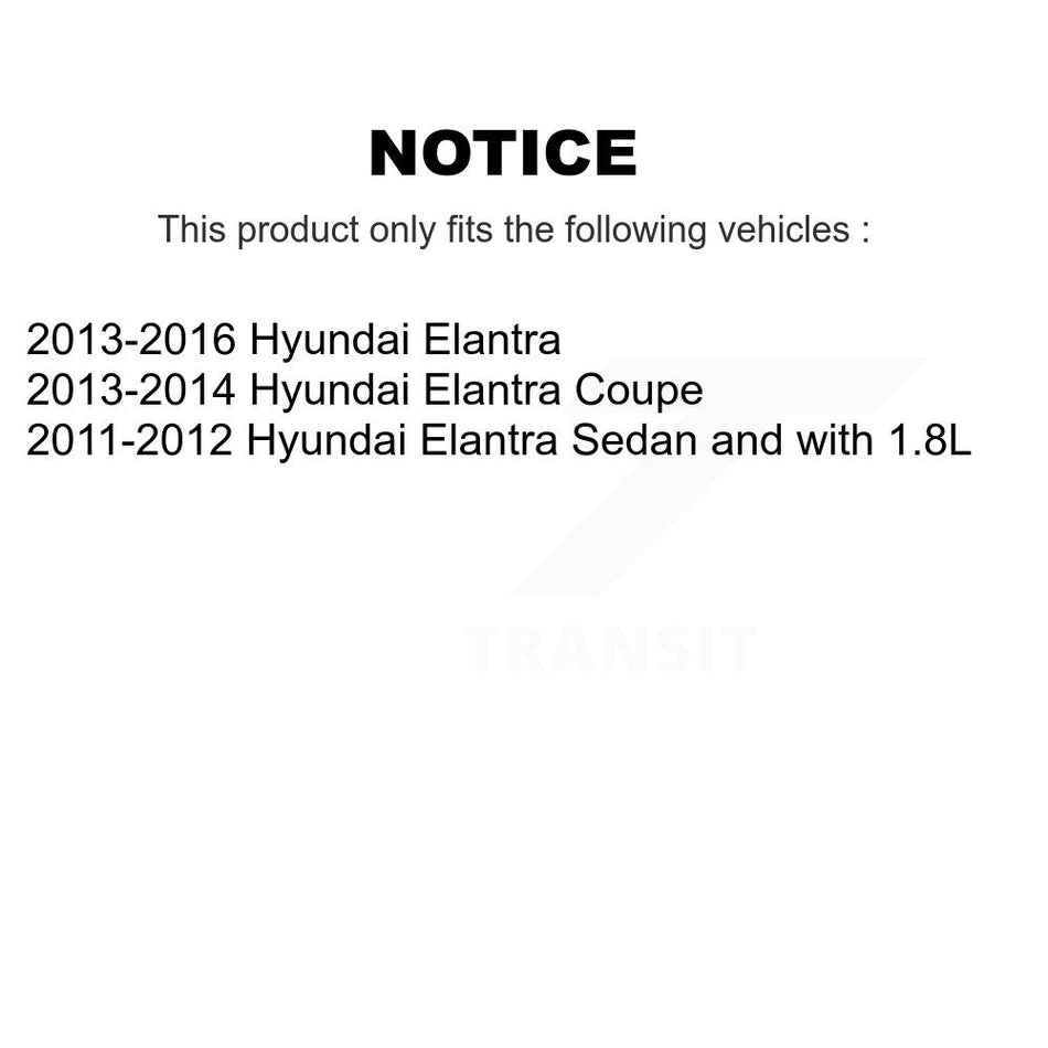 Front Strut And TOR Link Kit For Hyundai Elantra Coupe KSS-106019