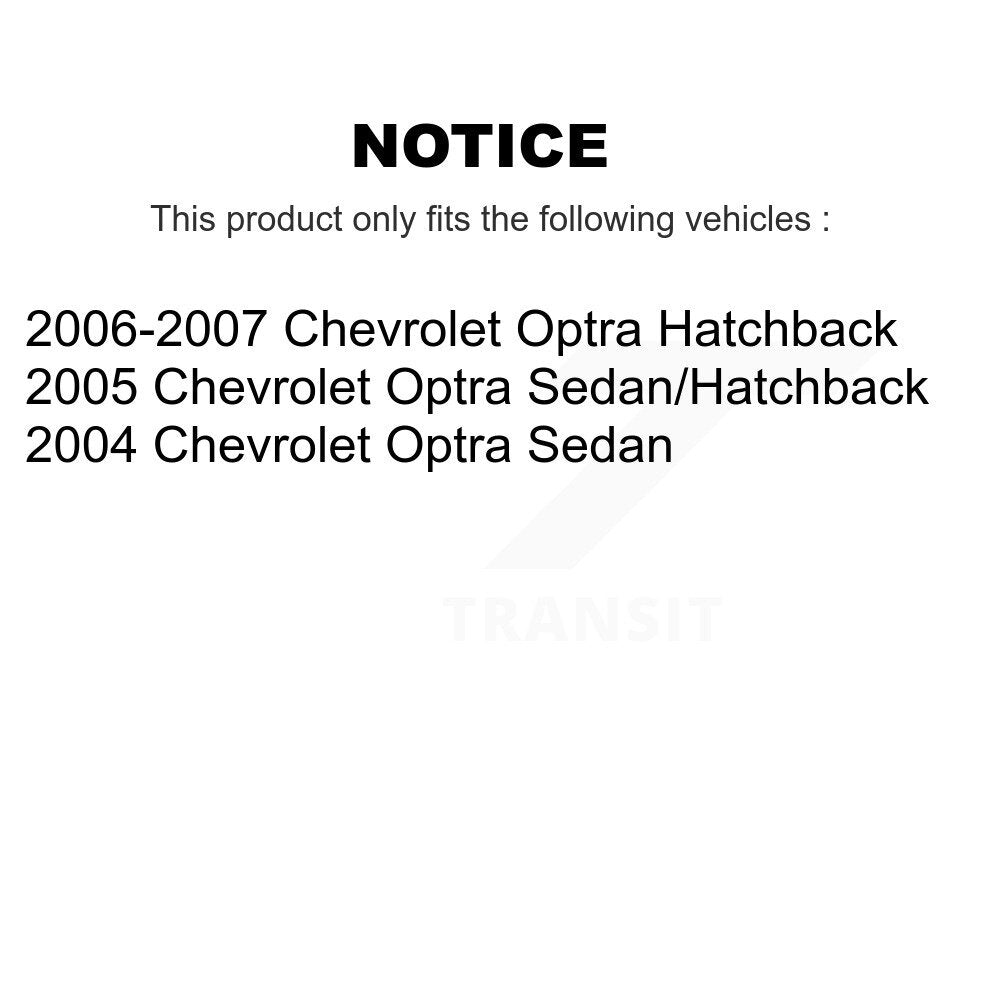 Front Right Strut And TOR Link Kit For Chevrolet Optra KSS-106299