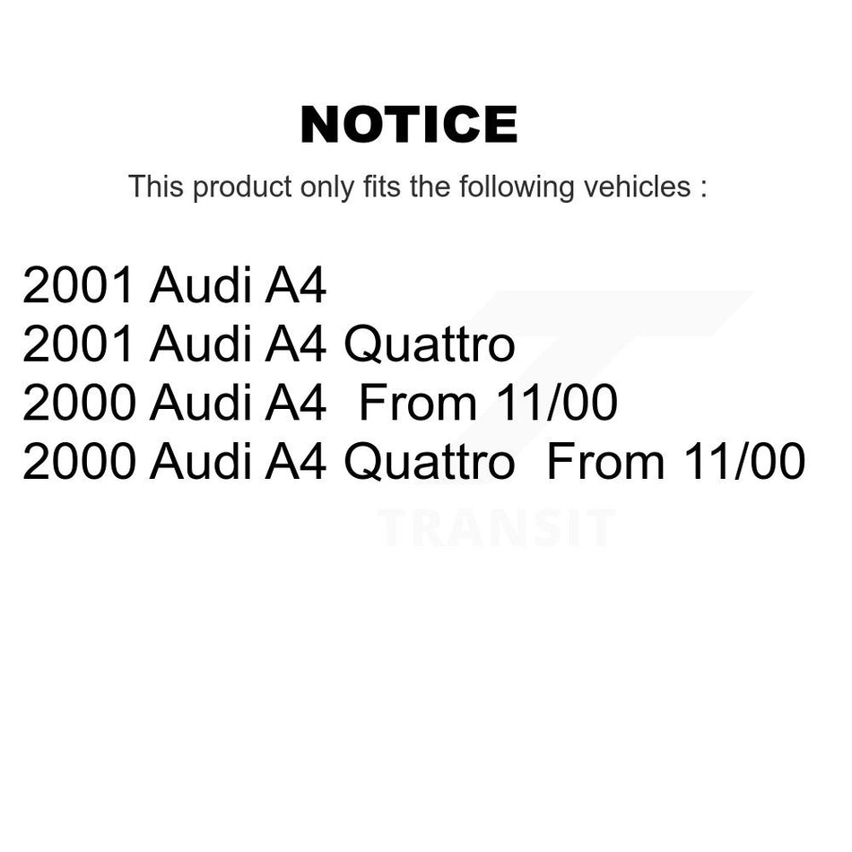 Front Left Strut And TOR Link Kit For Audi A4 Quattro KSS-106386