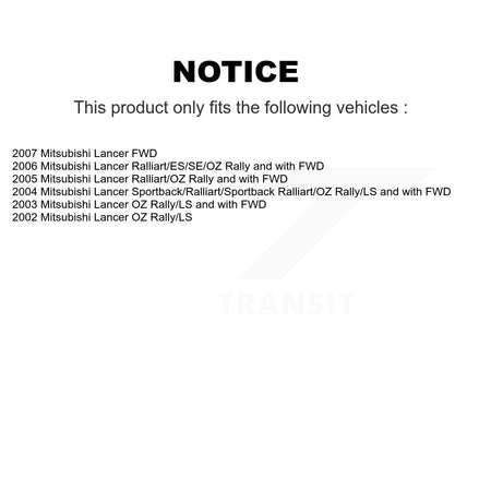 Front Strut And TOR Link Kit For Mitsubishi Lancer KSS-106413
