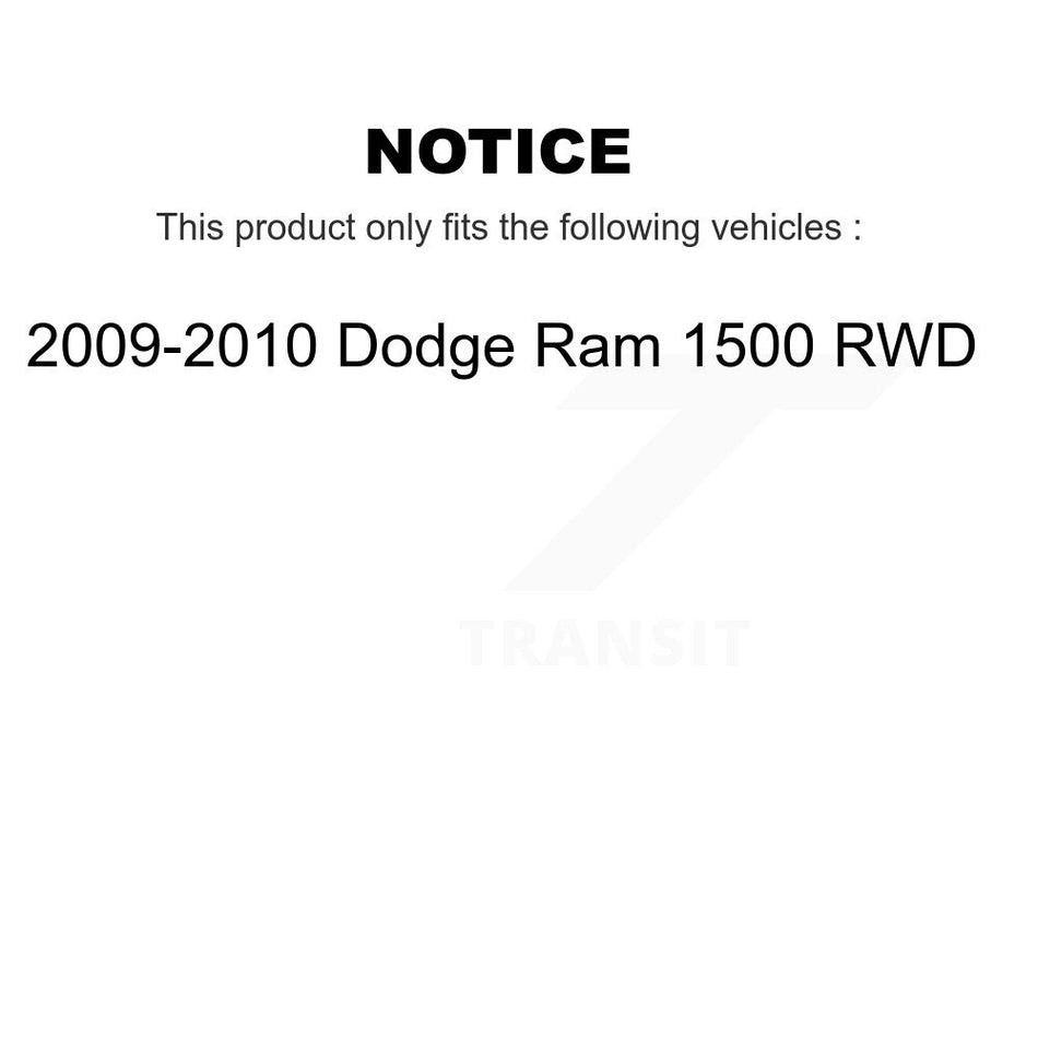 Front Strut And TOR Link Kit For 2009-2010 Dodge Ram 1500 RWD KSS-106530