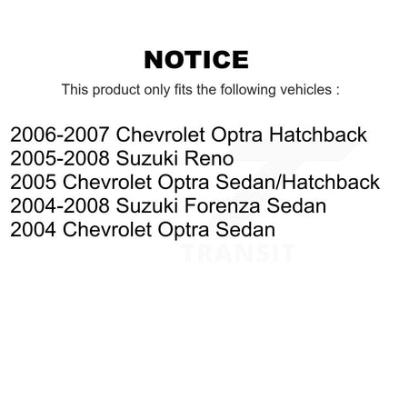 Rear Left Strut And TOR Link Kit For Chevrolet Optra Suzuki Forenza Reno KSS-106577