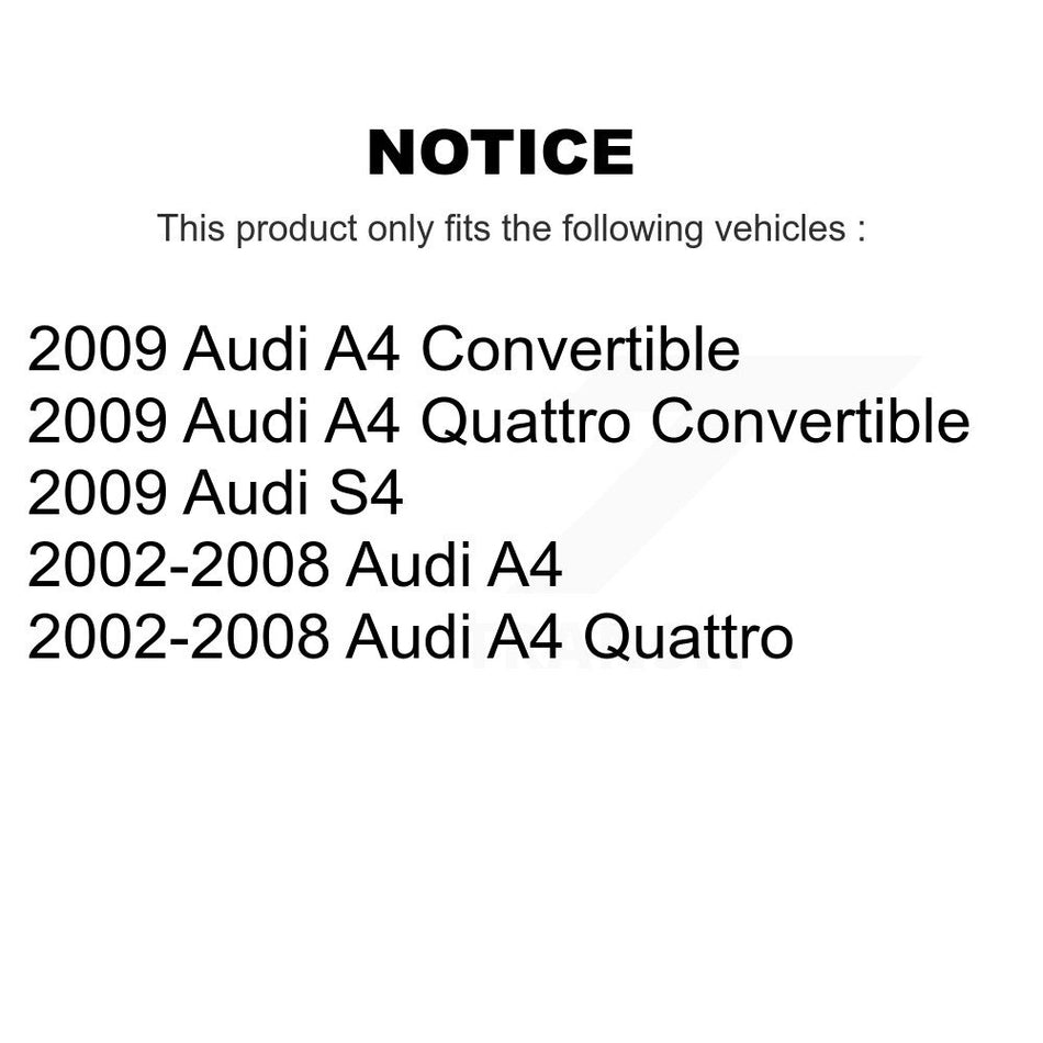 Rear Strut And TOR Link Kit For Audi A4 Quattro S4 KSS-106733