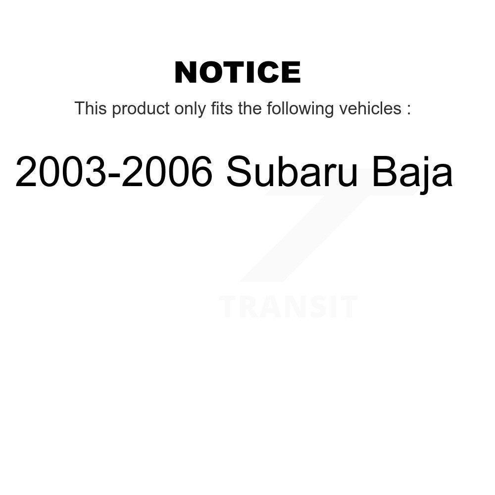 Rear Strut And TOR Link Kit For 2003-2006 Subaru Baja KSS-106778