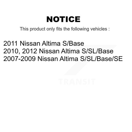 Front Left Strut And TOR Link Kit Mount For Nissan Altima KSS-106792