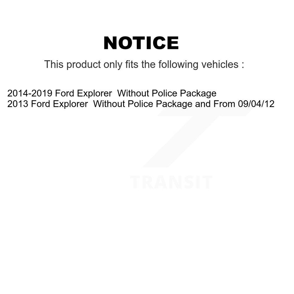 Front Strut And TOR Link Kit Mount (6Pc) For Ford Explorer KSS-106811