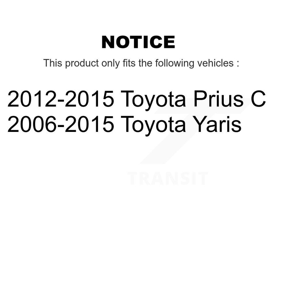 Front Strut And TOR Link Kit Mount For Toyota Yaris Prius C KSS-106926