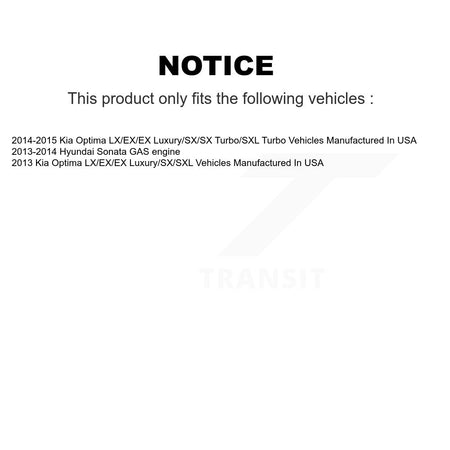 Front Left Strut TQ Link Kit And Mount For Hyundai Sonata Kia Optima KSS-106960