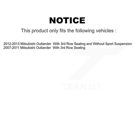 Front Right Strut TQ Link Kit And Mount For Mitsubishi Outlander KSS-107131