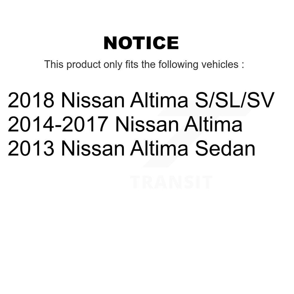 Rear Right Strut And TOR Link Kit Mount For Nissan Altima KSS-107373