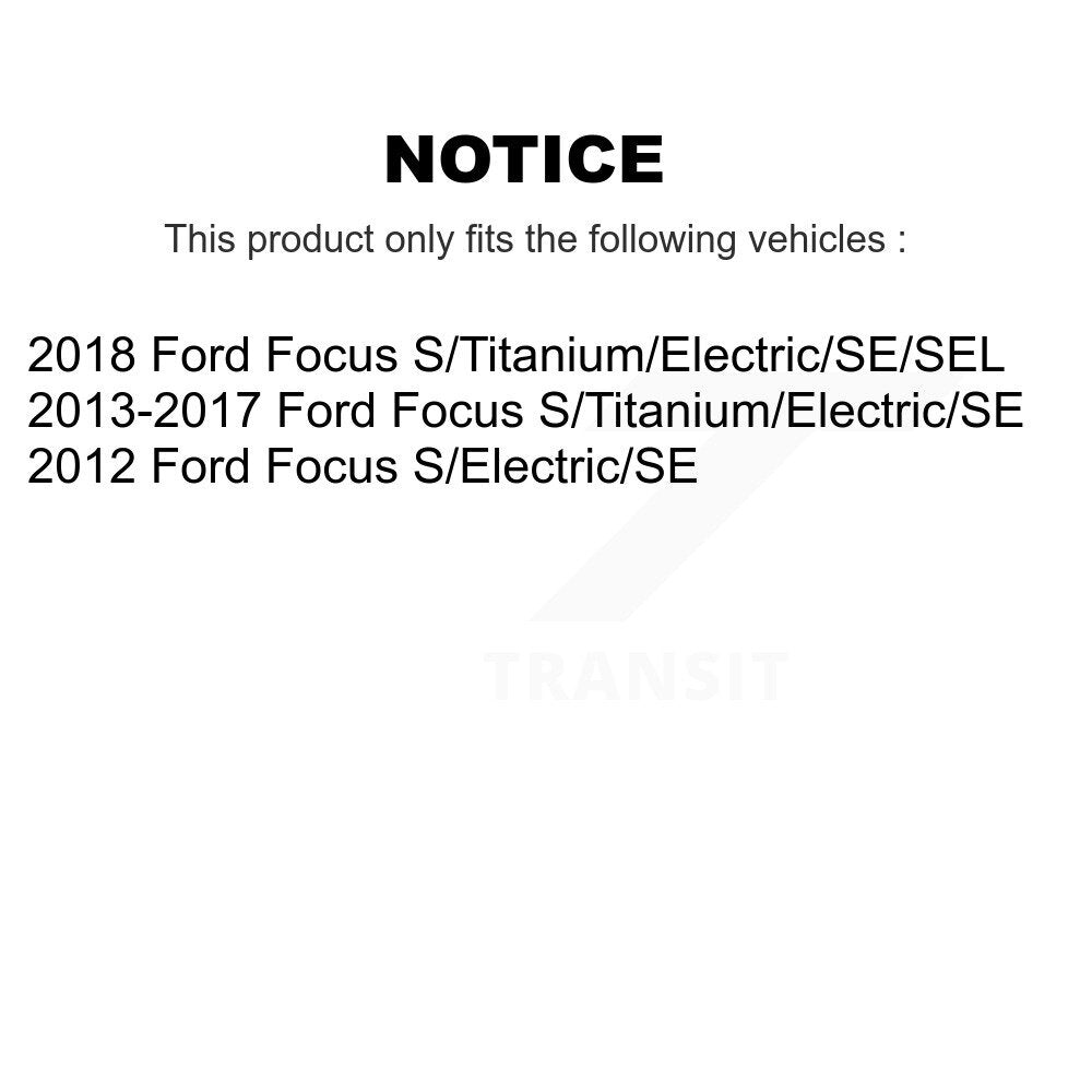Rear Strut And TOR Link Kit Mount For Ford Focus KSS-107380