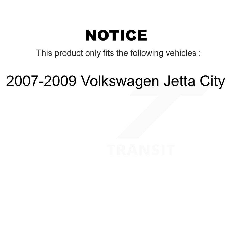 Rear Strut And TOR Link Kit Mount For 2007-2009 Volkswagen Jetta City KSS-107392
