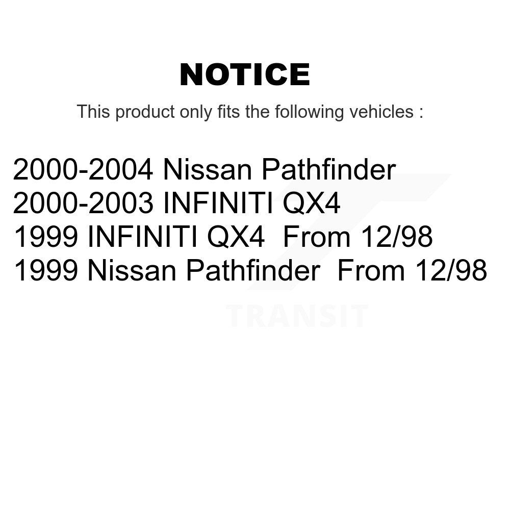 Rear Shock And TOR Link Kit For Nissan Pathfinder INFINITI QX4 KSS-107443