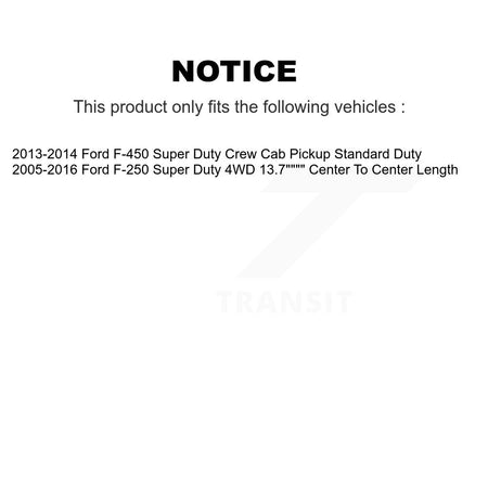 Rear Shock And TOR Link Kit For Ford F-250 Super Duty F-450 KSS-107449