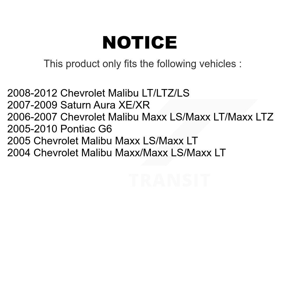 Rear Shock And TOR Link Kit For Chevrolet Malibu Pontiac G6 Saturn Aura KSS-107495