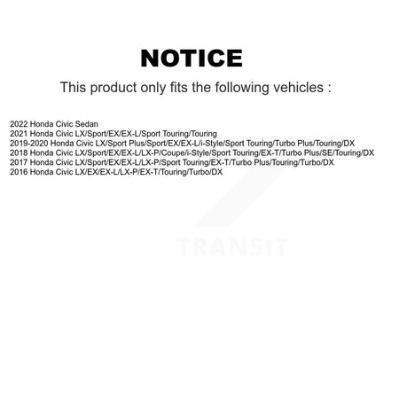 Rear Shock And TOR Link Kit For Honda Civic KSS-107497