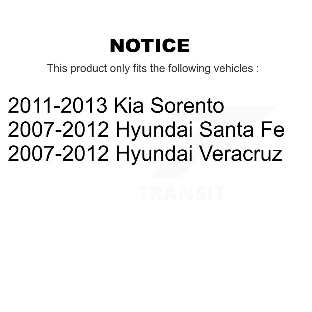 Rear Shock And TQ Link Kit For Hyundai Santa Fe Kia Sorento Veracruz KSS-107547