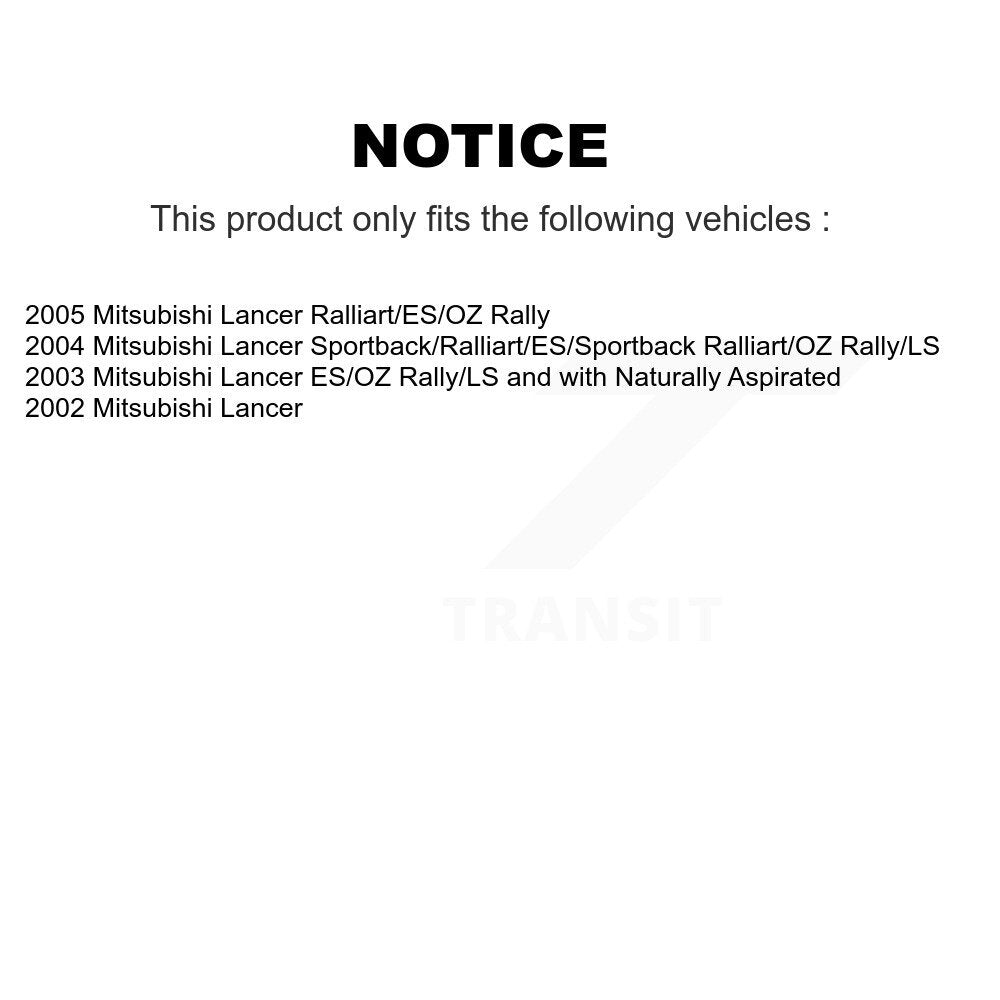 Rear Strut And TOR Link Kit Mount For Mitsubishi Lancer KSS-107615