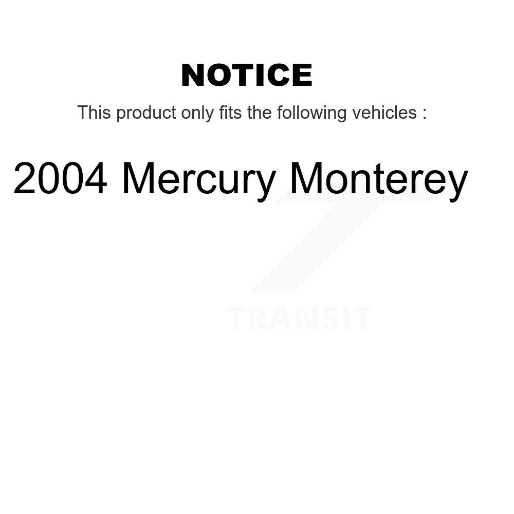 Front Rear Complete Strut Shock & TOR sway Bar Link Kit For 2004 Mercury Monterey KSS-107675