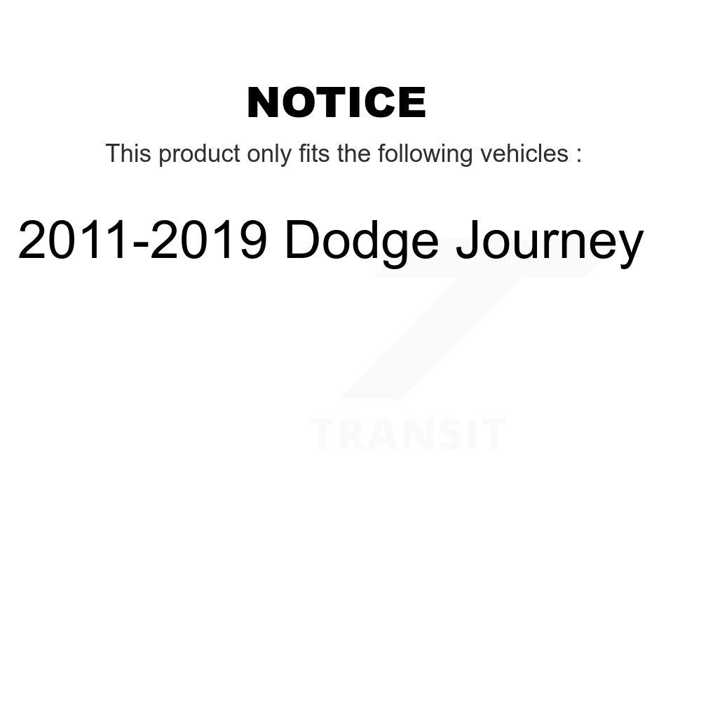 Front Rear suspension Strut & TQ sway Bar Link Kit (8Pc) For 2011-2019 Dodge Journey KSS-107906