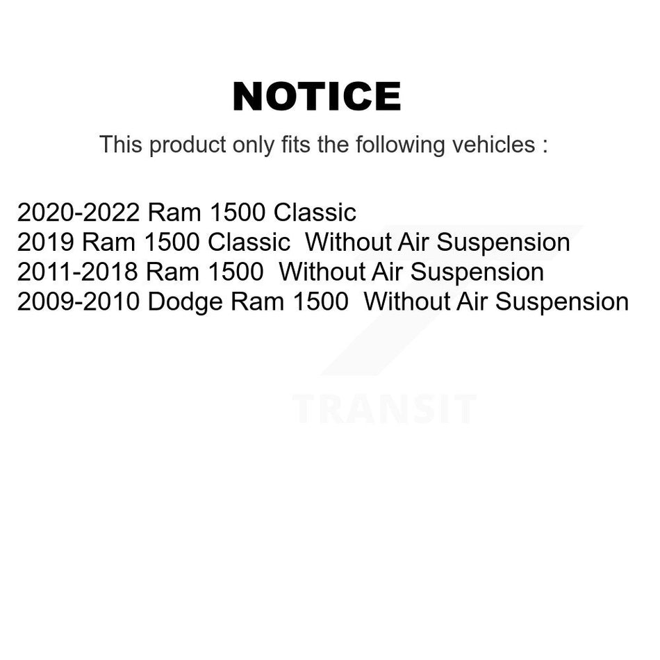 Rear Shock And TOR Link Kit For Ram 1500 Classic Dodge KSS-108243