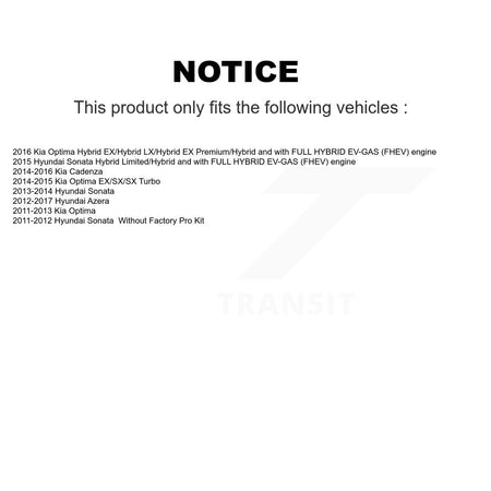 Rear Strut And TOR Link Kit & Mount For Hyundai Sonata Kia Optima Cadenza Azera KSS-108300