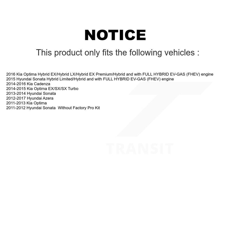 Rear Strut And TOR Link Kit & Mount For Hyundai Sonata Kia Optima Cadenza Azera KSS-108303