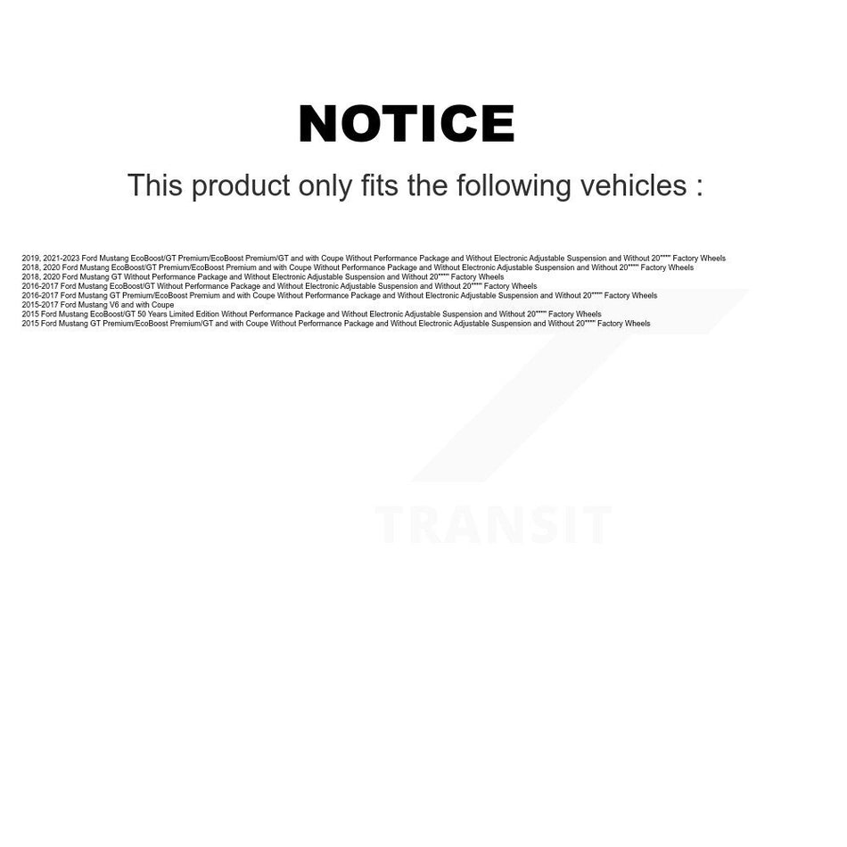 Rear Shock And TOR Link Kit For Ford Mustang KSS-108351
