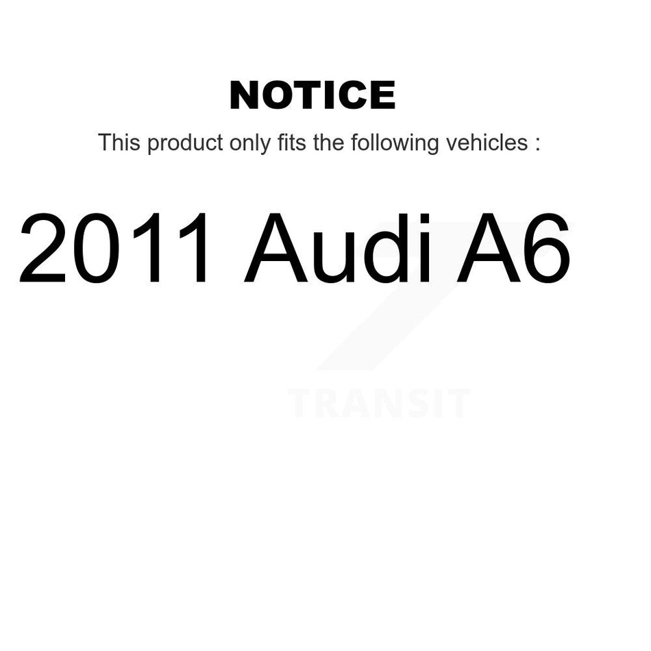 Front Rear Semi-Metallic Disc Brake Pads And Extra Wear Sensors Kit For 2011 Audi A6 KSW-100022