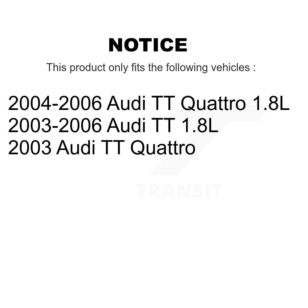 Front Semi-Metallic Disc Brake Pads And Extra Wear Sensors Kit For Audi TT Quattro KSW-100304