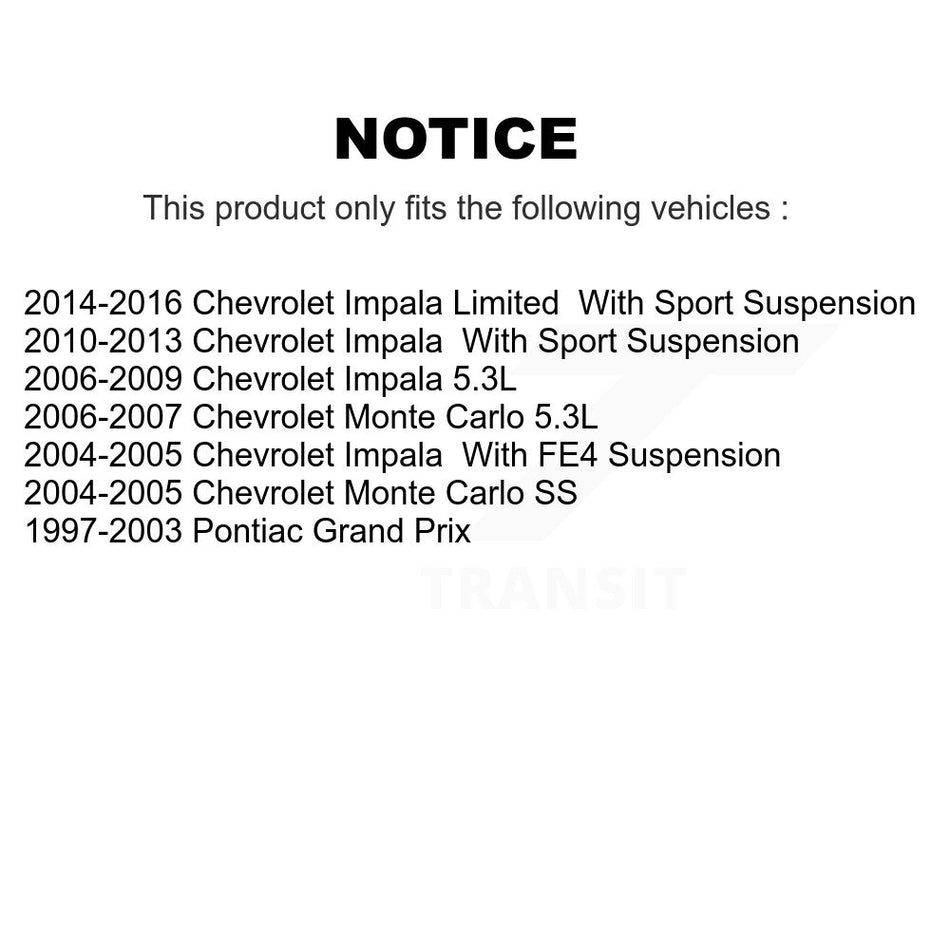 Front Tie Rod End & Boot Kit For Chevrolet Impala Pontiac Grand Prix Monte Carlo Limited KTB-100017