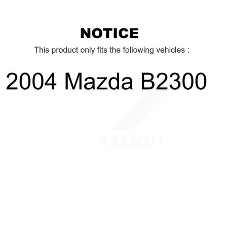 Front Steering Tie Rod End & Boot Kit For 2004 Mazda B2300 KTB-100028
