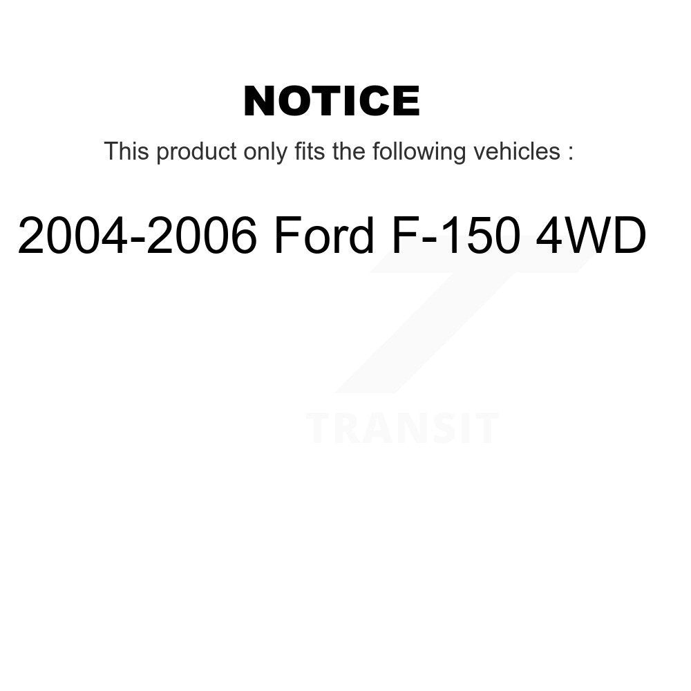 Front Steering Tie Rod End & Boot Kit For 2004-2006 Ford F-150 4WD KTB-100042