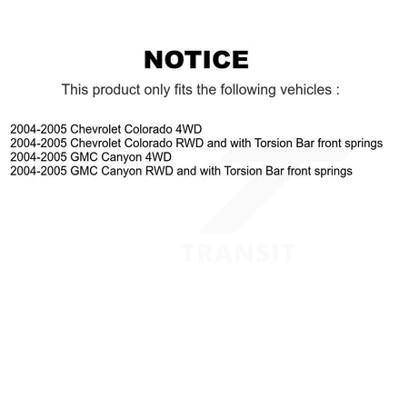 Front Steering Tie Rod End & Boot Kit For Chevrolet Colorado GMC Canyon KTB-100123