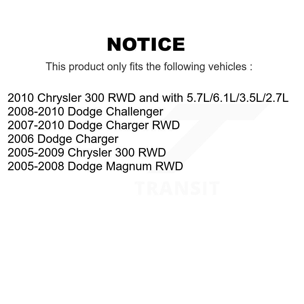 Front Steering Tie Rod End & Boot Kit For Dodge Chrysler 300 Charger Challenger Magnum KTB-100133