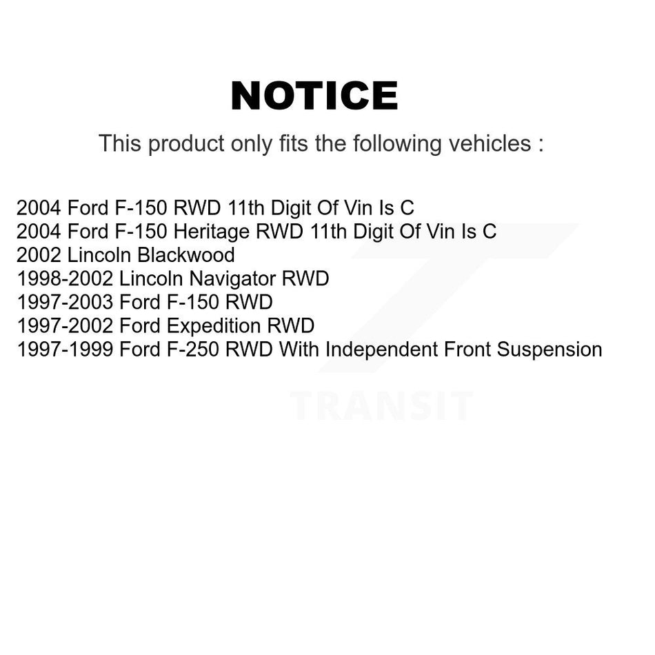 Front Left Tie Rod End & Boot Kit For Ford F-150 Expedition F-250 Heritage Lincoln KTB-100291